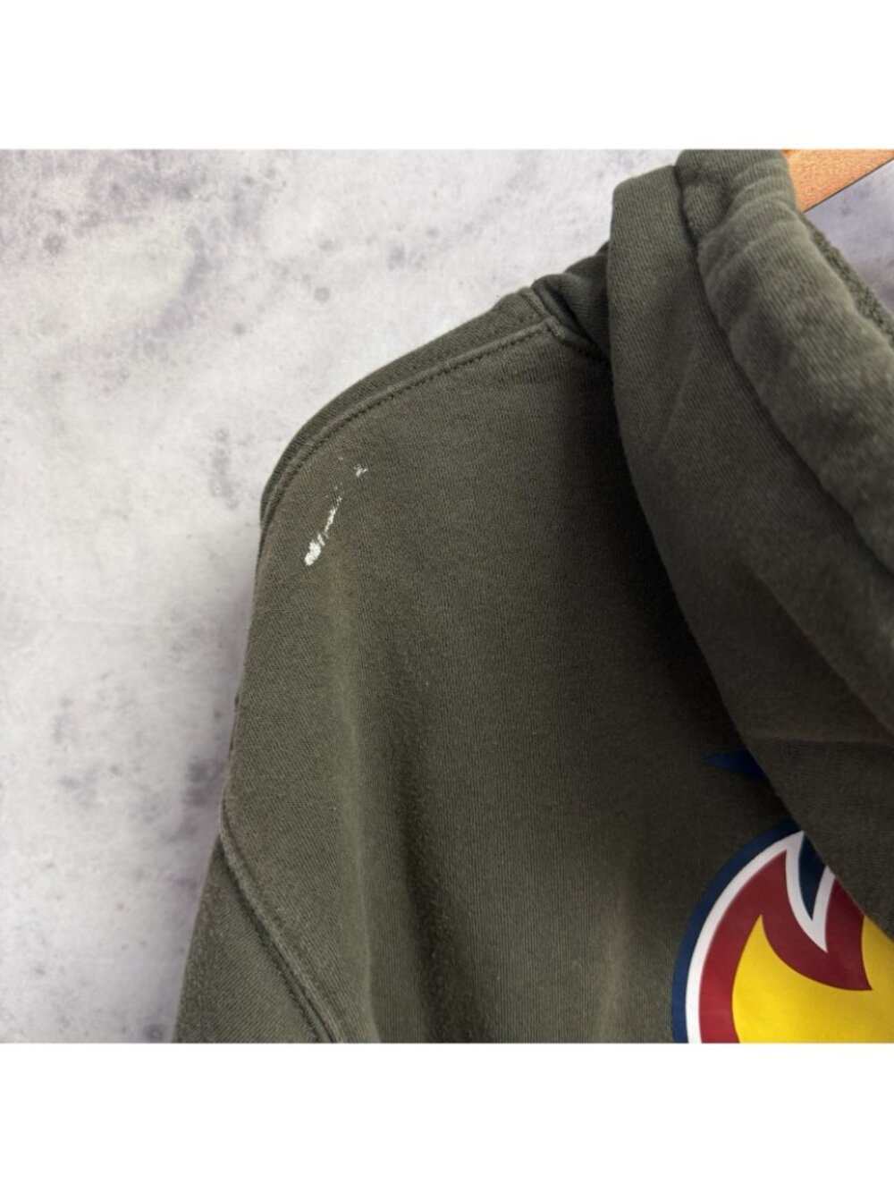 Dickies x Spitfire Hoodie Mens Medium Green Skateboard Sweatshirt - Picture 6 of 11